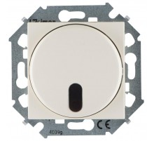 Simon 15 Сл. кость Светорегулятор с управлением от ИК пульта, проходной, 500Вт, 230В, винт. зажим  1591713-031  Simon