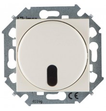 Simon 15 Сл. кость Светорегулятор с управлением от ИК пульта, проходной, 500Вт, 230В, винт. зажим  1591713-031  Simon