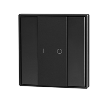 Кнопочная панель 2-х кл. (1 группа), пластиковый корпус, черный DA-SW-G1-PB  DA-SW-G1-PB  VARTON