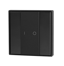 Кнопочная панель 2-х кл. (1 группа), пластиковый корпус, черный DA-SW-G1-PB  DA-SW-G1-PB  VARTON