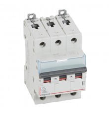 Выключатель автоматический трехполюсный DX3 6000 2А D 10кА  408082  Legrand