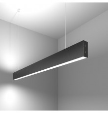 Светильник светодиодный подвесной линейный двусторонний 103см 40W 6500K черная шагрень (101-200-40-103)  a042944  Elektrostandard