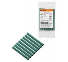 Набор трубок термоусаживаемых, не поддерживающих горение, клеевых, длиной 10 см ТТкНГ(3:1) "Моноцвет, зелёный 7,9/2,65 "  SQ0548-2606  TDM