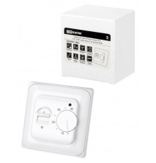 Термостат для теплых полов ТТП 16А 250В с датчиком 3 м белый  SQ1805-1062  TDM
