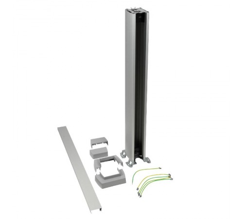 Snap-On мини-колонна алюм с крышкой 1 секция, высота 0,68 м  653004  Legrand