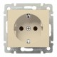 Valena DIY Розетка в рамку с заземлением слоновая кость  695612  Legrand