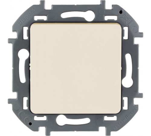 Inspiria Слоновая кость Переключатель промежуточный винтовые клеммы 1-клавишный С/У без рамки  673681  Legrand