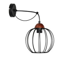 Светильник "Конти" 511 черн.муар медь (Плафон Шар) НББ 01-60-165 Е27  1005405032  Элетех