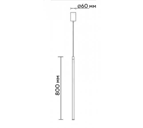 Светильник светодиодный RIVE/P (800) 12W 940 BK  1917000040  Световые Технологии