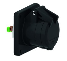 Розетка панельная 3р(2p + PE) 16А 230-380 QC черная IP44 I 130269-Bals I Bals