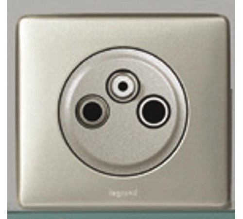 Celiane Мех TV-FM-SAT розетка единственная 2 мод  067388  Legrand