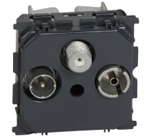 Celiane Мех TV-FM-SAT розетка единственная 2 мод  067388  Legrand