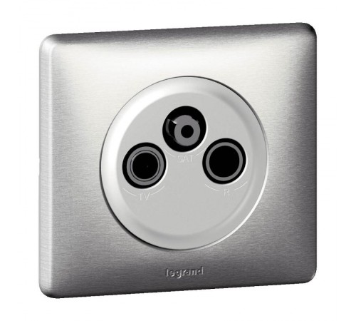 Celiane Мех TV-FM-SAT розетка единственная 2 мод  067388  Legrand