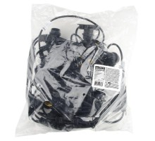 Гирлянда Белт-лайт  UDL-K120 200/E27/100M IP65 BLACK BELT-LIGHT  100 м + 1,5м сетевой шнур. 200 патронов E27, шаг 50см. Чёрная  UL-00006479  Uniel