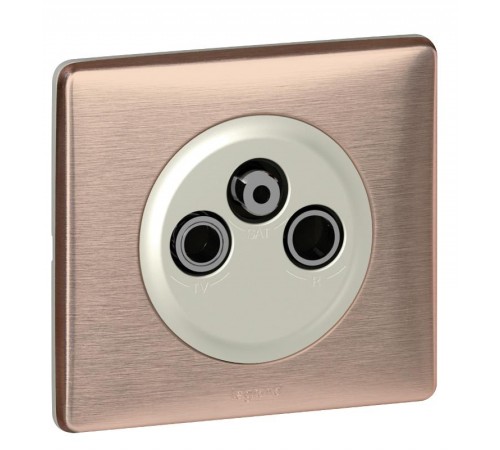 Celiane Титан Накладка TV-FM-SAT розетки  068585  Legrand