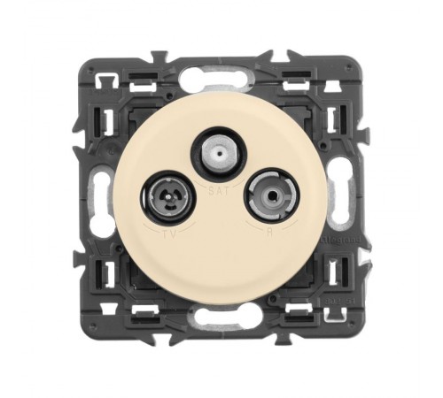 Celiane Мех TV-FM-SAT розетка единственная 2 мод  067388  Legrand