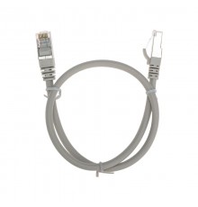 Патч-корд F/UTP CAT 6, RJ45-RJ45, 26AWG, LSZH, серый, 0.5м REXANT  02-0210-05  REXANT