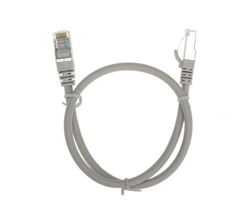 Патч-корд F/UTP CAT 6, RJ45-RJ45, 26AWG, LSZH, серый, 0.5м REXANT  02-0210-05  REXANT