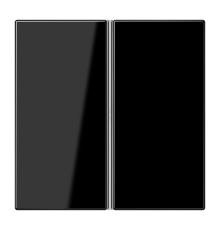 Набор клавиш для сенсорного модуля KNX, двойной, черный  LS402TSASW  Jung