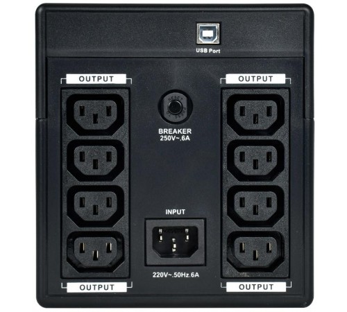 ITK ELECTRA ET ИБП 1кВА/0,6кВт с АКБ 2х7AH USB  EET-1000VA-1-002  ITK