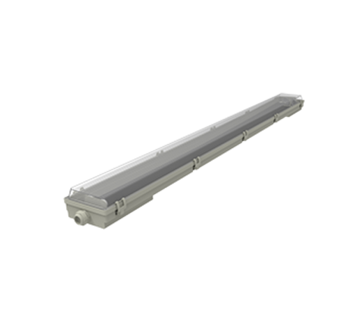 Светильник светодиодный промышленный линейный СПП-Т8-G13 INDUSTRY 220-230V IP65 1260*107*61мм для LED ламп 2х1200мм  909410212  Gauss