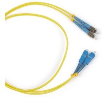 Патч-корд FC-S2-9-FC/UR-SC/AR-H-1M-LSZH-YL волоконно-оптический (шнур) SM 9/125 (OS2), FC/UPC-SC/APC, 2.0 мм, simplex, LSZH, 1 м  248422  Hyperline