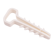 Дюбель-хомут PCD-F 06x12-45-100WH PA6.6 (100 шт/уп)  .5054943  Jazzway