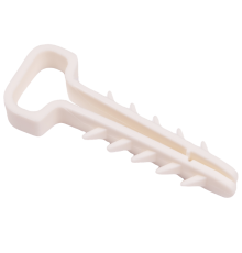 Дюбель-хомут PCD-F 06x12-45-100WH PA6.6 (100 шт/уп)  .5054943  Jazzway