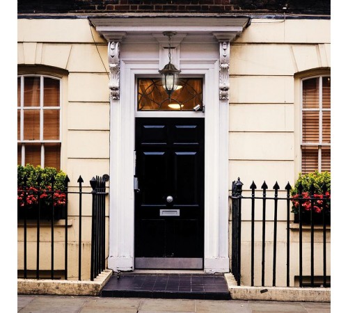 Светильник садово-парковый PL6305 шестигранный на цепочке 60W E27 230V, черное золото  11899  Feron