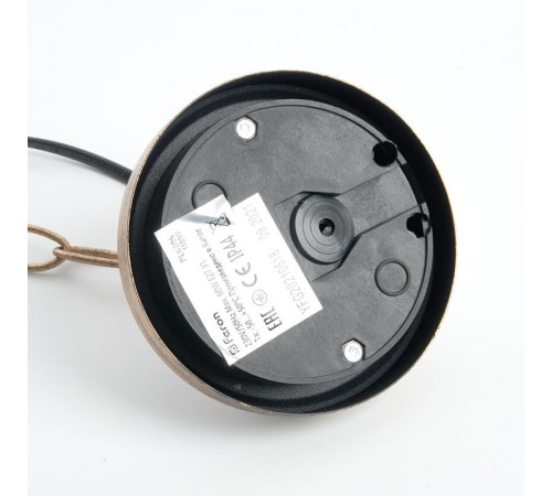 Светильник садово-парковый PL6305 шестигранный на цепочке 60W E27 230V, черное золото  11899  Feron