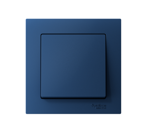 AtlasDesign Аквамарин Выключатель 1-клавишный, сх.1, 10АХ, (в сборе с рамкой), быстрозажимные клеммы  ATN001112S  SE