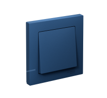 AtlasDesign Аквамарин Выключатель 1-клавишный, сх.1, 10АХ, (в сборе с рамкой), быстрозажимные клеммы  ATN001112S  SE