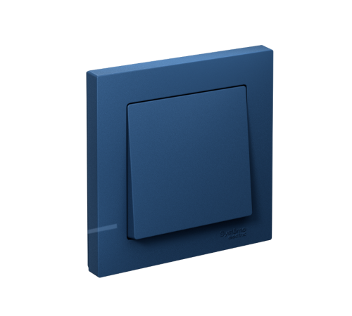 AtlasDesign Аквамарин Выключатель 1-клавишный, сх.1, 10АХ, (в сборе с рамкой), быстрозажимные клеммы  ATN001112S  SE