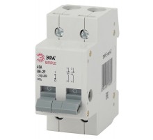 Выключатель нагрузки модульный (мини-рубильник) ВН-29 2P 40А SIMPLE-mod-61 ЭРА SIMPLE  Б0039251  ЭРА