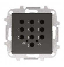 Накладка для механизма электронного выключателя с кодовой клавиатурой 8153.5, серия SKY, цвет чёрный барх.2CLA855350A1501 ABB