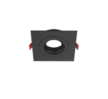 Рамка для модульного светильника FLEX 50 09 квадратная встраиваемая 110х110х45мм RAL9005 черный муар поворотная  V1-R0-T0435-10004-2000000  VARTON