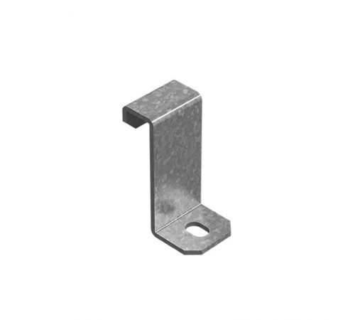 Прижим для крепления лотка без крышки к консоли для лотка высотой 150 мм, толщ. 3,0 мм, Сендзимир цинк, 041300  ПКЛ-150-3,0-СЦ   Ostec