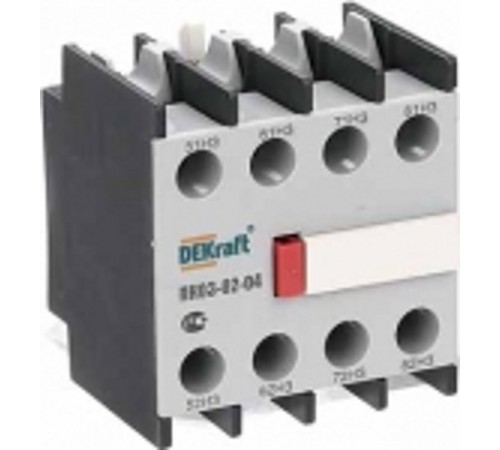 Приставка контактная доп.контакты 4НЗ лицев  24104DEK  DEKraft