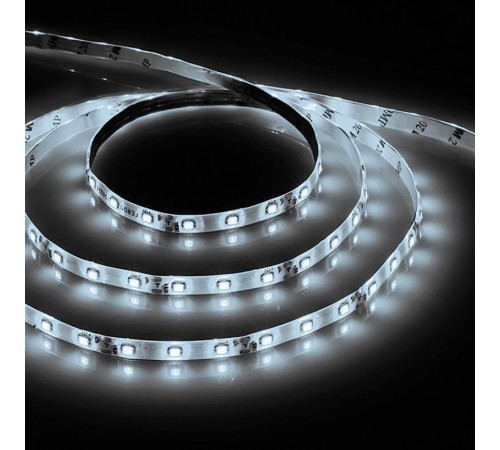 Лента светодиодная LS604/ 60SMD(2835)/м 4.8Вт/м 12V 1000*8*1.8мм 6500К , IP65  27752  FERON
