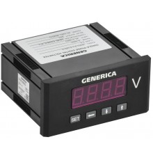 Вольтметр цифровой щитовой однофазный DO RS-485 48х96мм LED  IDV41-5-1-3-LED-G  GENERICA