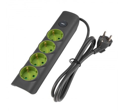 Удлинитель ET-04-140G (4 x 1,4) заземл., выкл.  .5051850  Jazzway