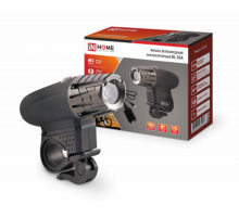 Фонарь велосипедный аккумуляторный BL 03А 3W LED 300Lm 4 режима с з/у 220В ЧЕРНЫЙ  4690612035239  IN HOME