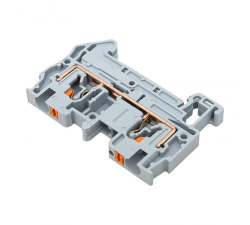 Клеммная колодка пружинная 4 Push-in серая PIT-4  EKF