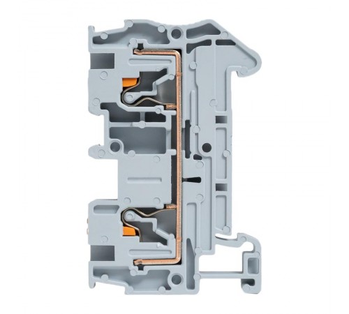 Клеммная колодка пружинная 4 Push-in серая PIT-4  EKF