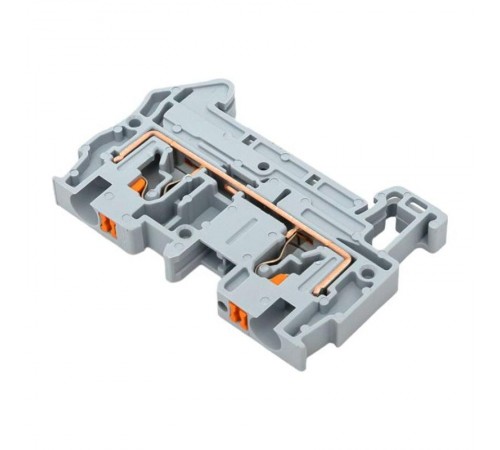 Клеммная колодка пружинная 4 Push-in серая PIT-4  EKF