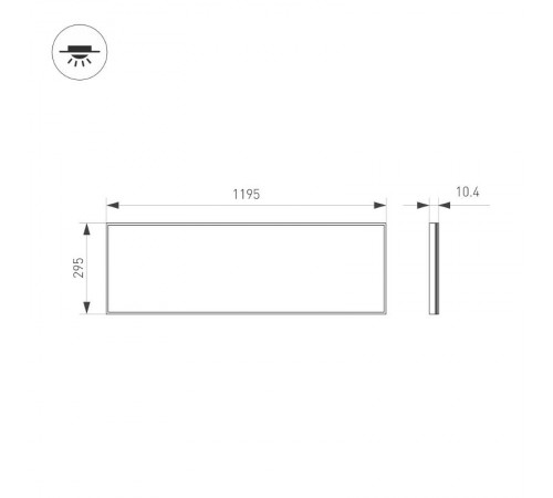 Панель IM-S300x1200-40W Day4000 (WH, 120 deg, 230V) (Arlight, IP40 Металл, 3 года)  023154(2)  Arlight