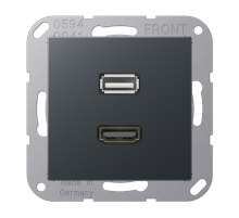 Мультимедиа разъём MAA1163ANM Jung