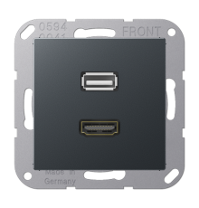 Мультимедиа разъём MAA1163ANM Jung