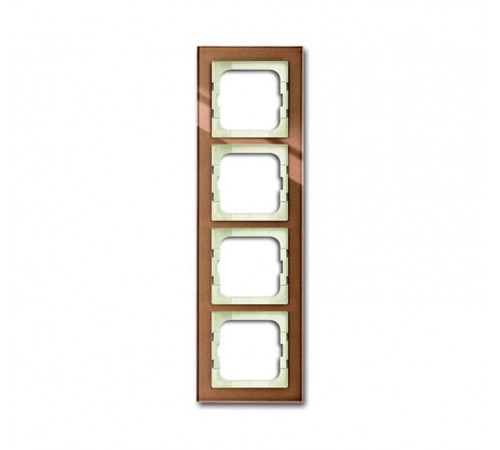 Рамка 4-постовая 1724-283, серия axcent, цвет бронзовое стекло  1754-0-4546   2CKA001754A4546  ABB
