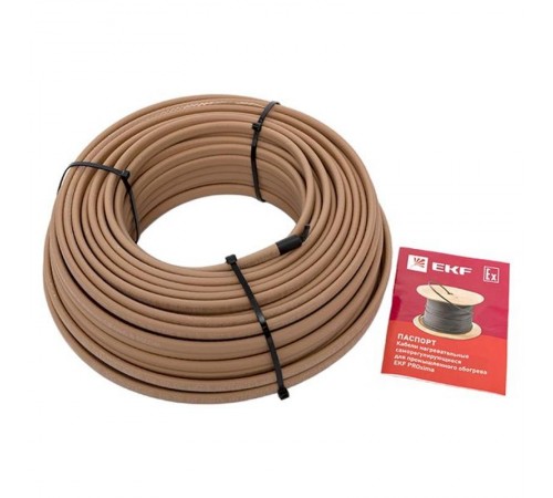 Саморегулирующийся нагревательный кабель ESR-10P (10 Вт/м) 50 м, полиолефин ESR-10P-50 EKF
